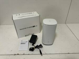 【Speed Wi-Fi HOME 5G L13 ZTR02 ホームルーター 本体 アダプタ】