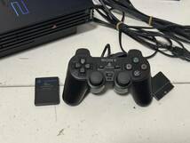 【完品】【ソニー PS2 本体セット SCPH-10000 ブラック メモリーカード コントローラー 】_画像3