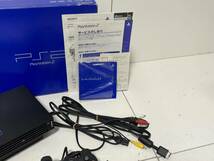 【完品】【ソニー PS2 本体セット SCPH-10000 ブラック メモリーカード コントローラー 】_画像4