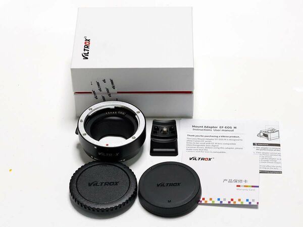 新同品 EF-EOSM マウントアダプター EFM対応 VILTROX EOSMシリーズ用 Canon