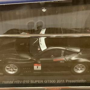 エブロ 1/43 ホンダ SUPER GT500 Honda HSV-010 Presentation #1(ブラック) 「2011 SUPER GT SERIES」の画像2