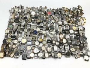 動作未確認品 ジャンク ステンレス 金属系 腕時計 150本以上 SEIKO/CITIZEN/セイコー/カシオ/シチズン ブランド まとめ売り 大量 まとめて