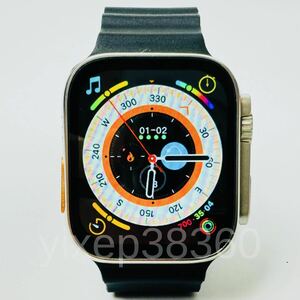 【2024最新型】Apple Watch Ultra2 代替品 スマートウォッチ 大画面 Ultra スマートウォッチ Android 通話 スポーツ 音楽 血中酸素.多機能.