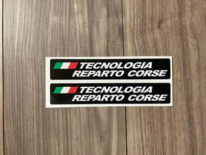 送料無料 Tecnologia Reparto Aprilia RSV Corse Decal Sticker アプリリア ステッカー シール デカール 150mm x 26mm 2枚セット
