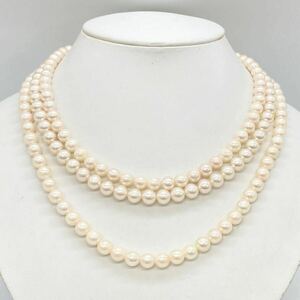 ■アコヤ本真珠ネックレス3点おまとめ■a重量約114.5g パール pearlネックレス necklace ジュエリー jewelry accessory silver DA0