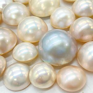 #mabe pearl . summarize #a approximately 50g/250t pearl pearl pearl half jpy pearl jewelry jewelry unset jewel gem 