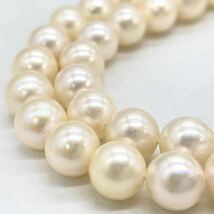 ■アコヤ本真珠ネックレス2点おまとめ■a重量約85.5g パール pearlネックレス necklace ジュエリー jewelry accessory silver DA0_画像3