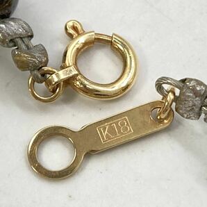 ■K18マルチカラートルマリンネックレス■a重量約23.5g tourmaline jewelry ネックレス necklace accessoryアクセサリー 18金 14金EB2の画像5