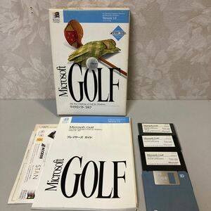 マイクロソフト Microsoft Golf ゴルフゲーム パソコン用ソフト Windows95 ウィンドウズ版バージョン1.0 フロッピーディスク 動作未確認