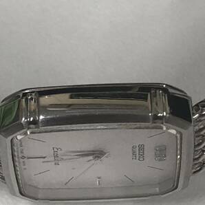 稼働品 SEIKO セイコー Exceline エクセリーヌ 7321-5910 シルバー文字盤 クオーツ レディース 腕時計の画像5