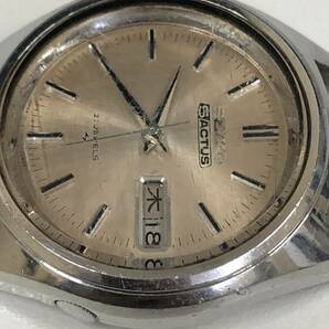 稼働品 SEIKO セイコー 5ACTUS 5アクタス 7019-7060 自動巻き 3針 デイデイト 腕時計 フェイスのみの画像3