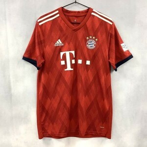 [D2715] アディダス ユニフォーム サッカー バイエルンミュンヘン レッド系 M adidas / 小型便OK