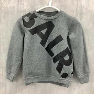 [D2738] ボーラー スウェットシャツ キッズ グレー系 110/116 XXS BALR. / 小型便OK