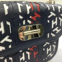 [PT13572] トミーヒルフィガー ショルダーバッグ ネイビー系 TOMMY HILFIGER_画像6