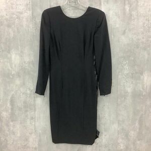 [PT13679] エスカーダクチュール ワンピース ひざ丈 ブラック系 34 ESCADA COUTURE