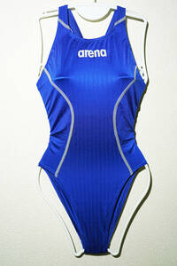 【新品未使用】Arena アリーナ 競泳水着 ARN-7021W X-PYTHON2 エックスパイソン2 ブルー Lサイズ ハイカット DBSV　レア