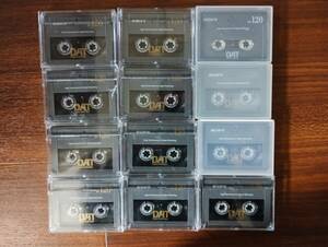 DATテープ SONY デジタルオーディオテープ DM120 12本