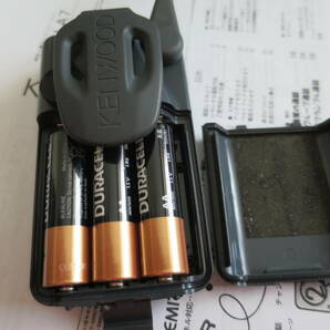 中古 わりと美品 ケンウッド製 小電力トランシーバー DEMITOSS UBZ-LA7 新品電池・取扱説明書付き ９チャンの画像6