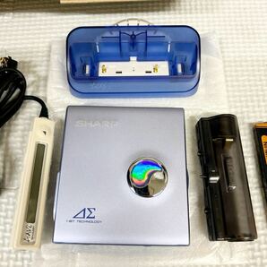 A235(2) シャープ MD 1ビットポータブル MDプレーヤー Auvi ブルー系 MDLP 【使用感少 動作品】の画像2