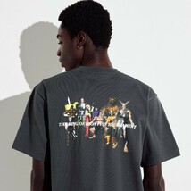 新品未使用　ユニクロ　UT 鉄拳　Ｔシャツ　３ＸLサイズ　ダークグレー_画像3