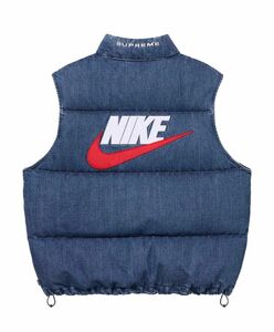 Supreme x Nike Denim Puffer Vest "Indigo"シュプリーム x ナイキ デニム Lサイズ
