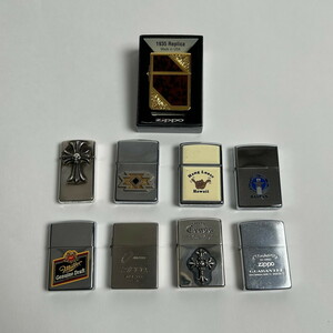 ZIPPO ジッポ ライター 中古 現状品 動作未確認 9個まとめ ジャンク