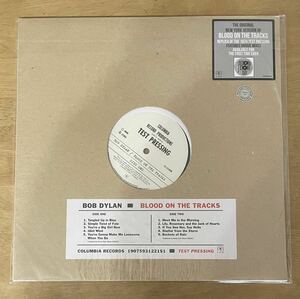 未開封　輸入盤LP　Bob Dylan Blood On The Tracks Test Pressing Made in E.U. 2019 RSD