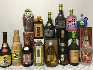 古酒　泡盛　14本セット　まとめ　未開栓　はいさい　久米仙　菊之露　他　　　　KJ1