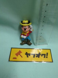 ビンテージ　ディズニー　PVC フィギュア　ミッキー　カウボーイ