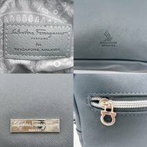 1円【新品未使用】Salvatore Ferragamo サルヴァトーレフェラガモ ガンチーニ セカンドバッグ ポーチ クラッチバッグ ロゴ ビジネス メンズ_画像8