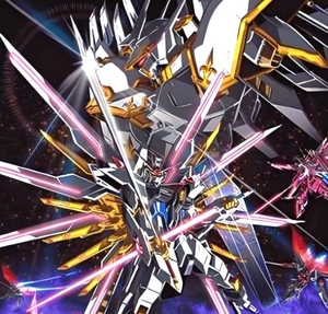 機動戦士ガンダムSEED FREEDOM 14週目 入場者プレゼント セカンドキービジュアルイラストカード 来場者特典