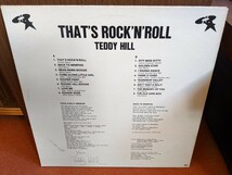 TEDDY HILL (テディ・ヒル) That's Rock 'n' Roll◇廃盤LP◇Jan Records◇ロカビリー_画像2