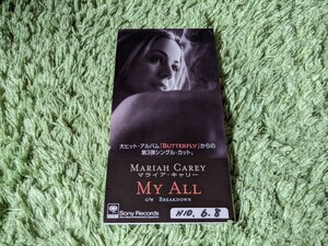 MARIAH CAREY (マライア・キャリー) マイ・オール◇希少8cmCD◇短冊