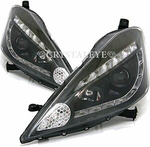 フィット FIT GE6～9 LEDプロジェクターヘッドライトV3(ブラック）前期 純正HID車用