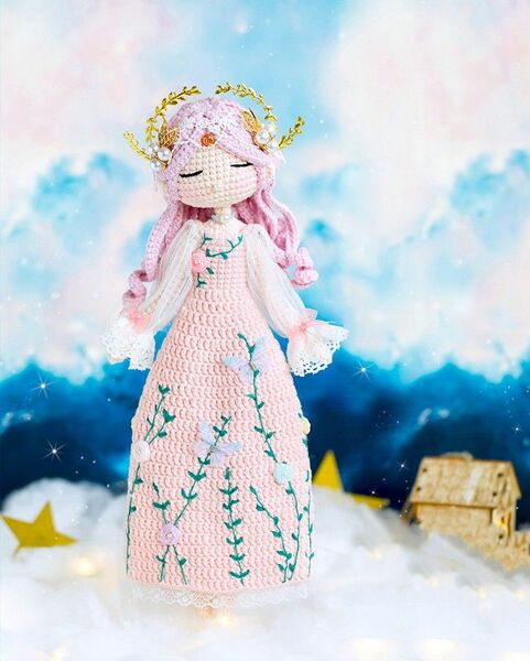 ハンドメイド　星座　おとめ座　マスコット　あみぐるみ　レシピ　作り方　手編み　手作り　癒し時間　お家時間　暖かい　手芸