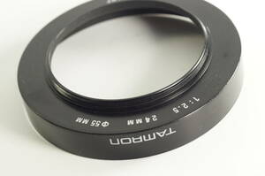 150『並品』TAMRON MF24mmF2.5（01B）用 （21FH） 2.5 24MM φ55mm タムロン レンズフード