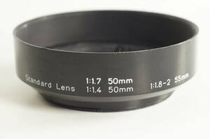 PHB02[ staple product ]PENTAX Pentax Standard Lens 1:1.7 50mm 1.4 50mm 1.8-2 55mm lens hood (49mm diameter ) plastic lens hood 