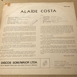 BRA盤65年オリジ！Oscar Castro Neves, Jongo Trio, Erlon Chaves等がバックを務めるエレガントなVOジャズボサ快作！Alaide Costa/Sameの画像2