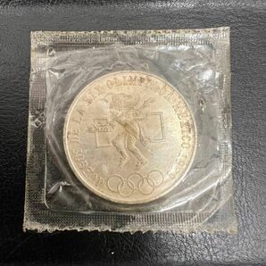 銀貨　メキシコ　25ペソ　1968年　夏季オリンピック　メキシコシティ　23g