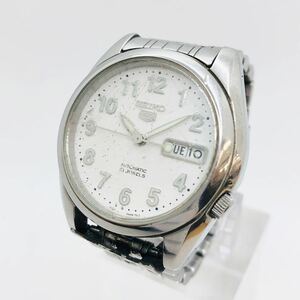 SEIKO 5 ファイブ 7S26-01V0 自動巻き デイデイト 21石 メンズ 稼働 B2