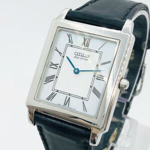 CITIZEN エコドライブ ECO-DRIVE G820-T005217 2針 スクエア 稼働 C2