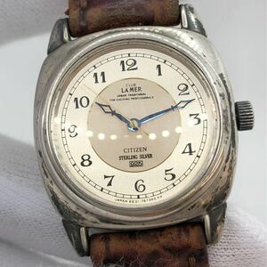 CITIZEN クラブ ラ メール CLUB LA MER 6631-664540 925 スターリングシルバー 手巻き メンズ 稼働 C2