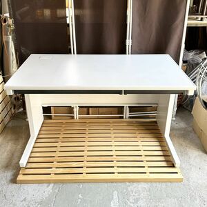 F ● ■ Kokuyo, Office Desk/Flat Desk/White/W1200 × D60 × H70CM