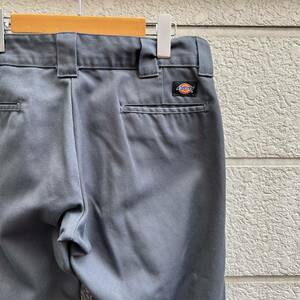 USED USA古着 ディッキーズ ワークパンツ チノパン ダークグレー Dickies スリムストレート アメリカ古着 vintage ヴィンテージ 