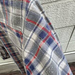 80s USA古着 Dickies チェック柄 長袖シャツ ネルシャツ ディッキーズ アメリカ古着 vintage ヴィンテージ 80年代 Sサイズの画像8