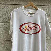 USED USA古着 白 プリントTシャツ 半袖Tシャツ GILDAN ギルダン XLサイズ アメリカ古着 vintage ヴィンテージ ロゴプリント_画像4