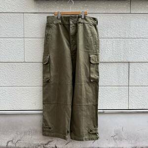 40s 50s ユーロ古着 フランス軍 M-47 前期 カーゴパンツ M47 ユーロミリタリー euro vintage ヴィンテージ ビンテージ ミリタリーパンツ