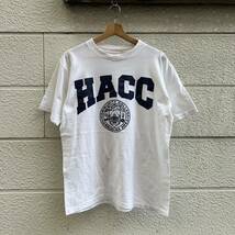 90s USA製 白 プリントTシャツ 半袖Tシャツ Collegiate Pacific アメリカ製 古着 vintage ヴィンテージ カレッジプリント Lサイズ_画像2