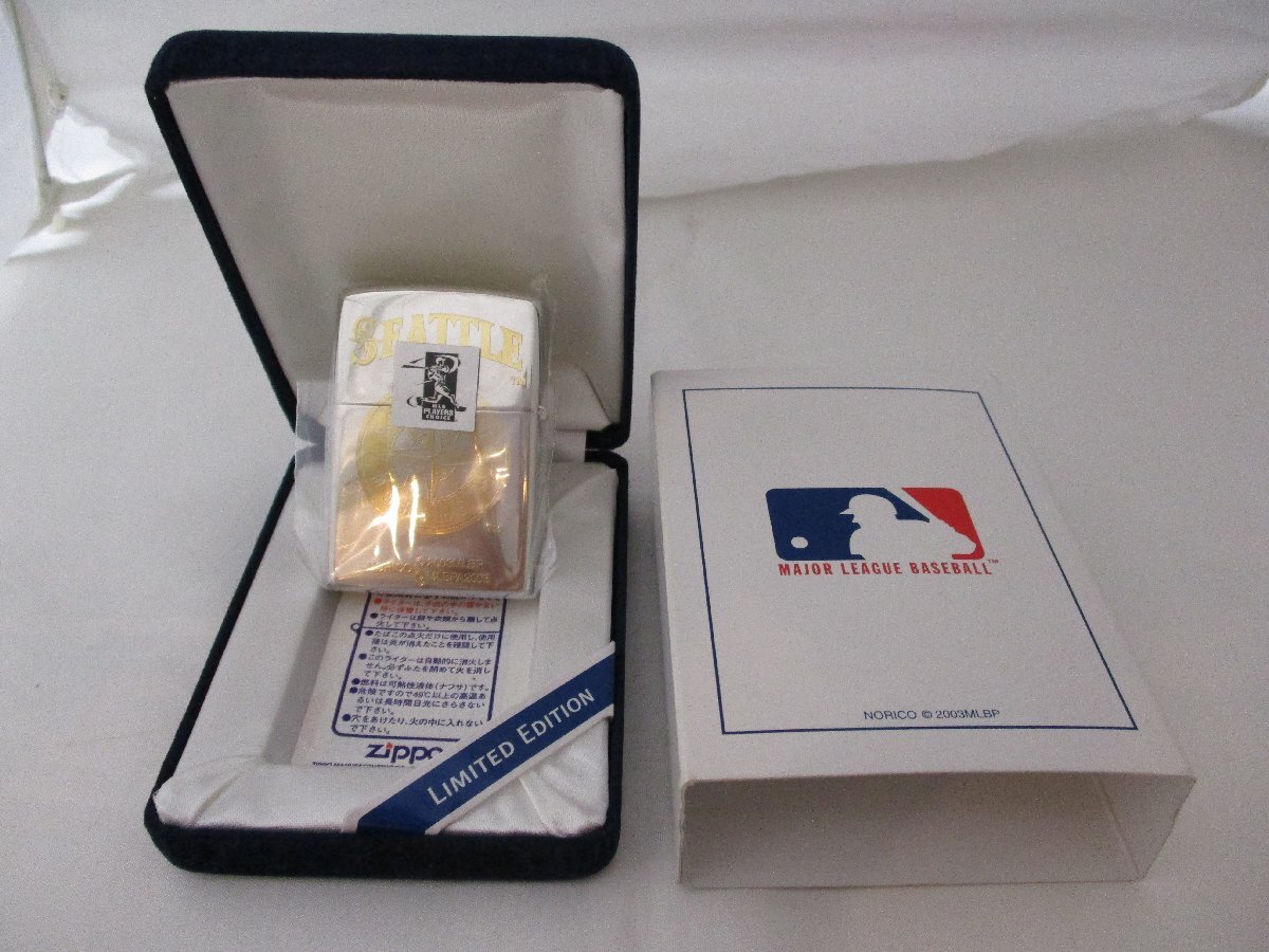 [ не использовался ]ZIPPO Zippo -ichi low *ICHIRO51 Сиэтл Мали na-z Logo . номер ввод 2002 год производства 