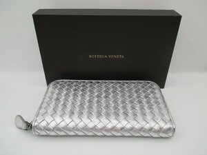 【未使用】ボッテガヴェネタ　ジッピーウォレット・長財布　BOTTEGA VENETA　イントレチャート